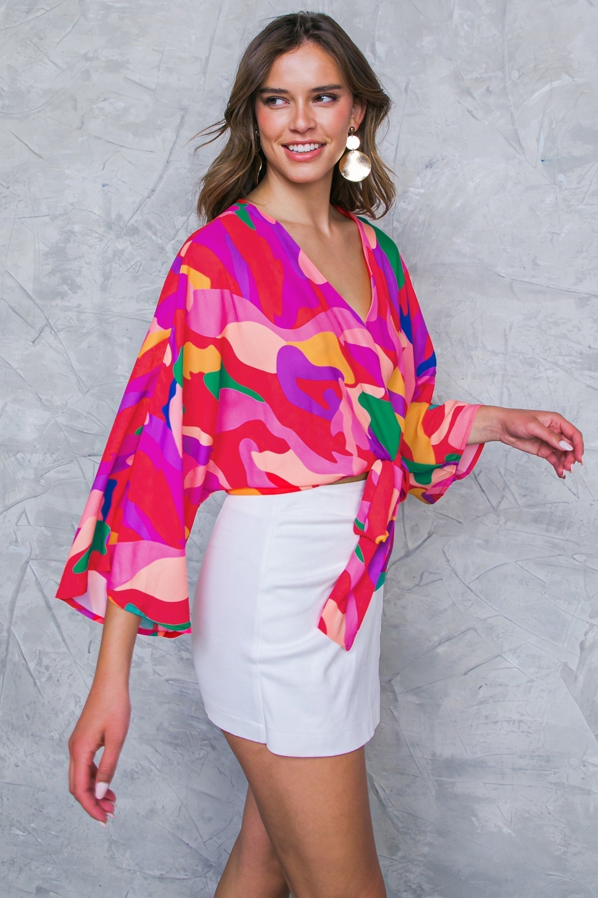 LOVE YOU LIKE WOVEN TOP Flying Tomato